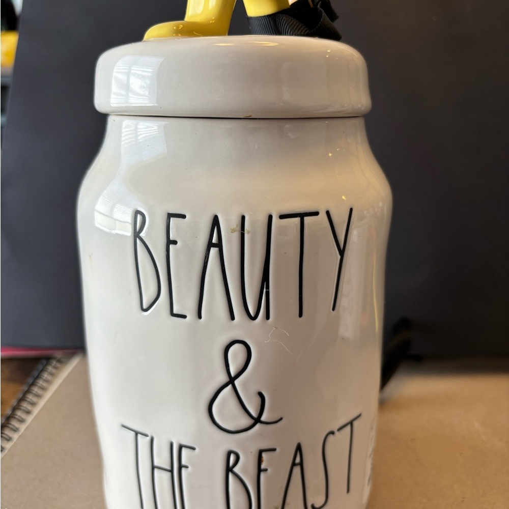 Rae Dunn Beauty & The Beast Cannister